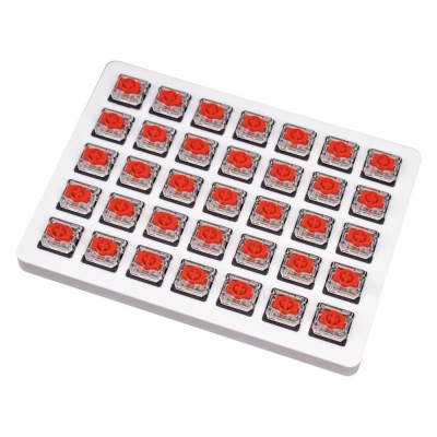 Gateron Low Profile Red Switch Set 35 броя Комплект геймърски механични суичове за клавиатура