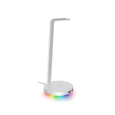 Razer Base Station v2 Chroma Mercury Стойка за слушалки и USB хъб с подсветка