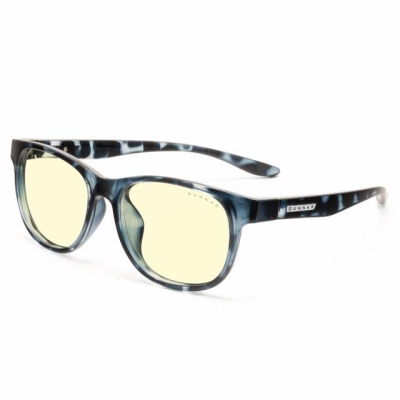 GUNNAR Rush Kids Large Amber Natural Navy Tortoise Детски Геймърски очила за компютър