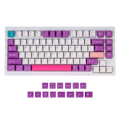 Keychron Unicorn 96-Keycap Set PBT Dye-Sub US Layout Комплект капачки за клавиатура