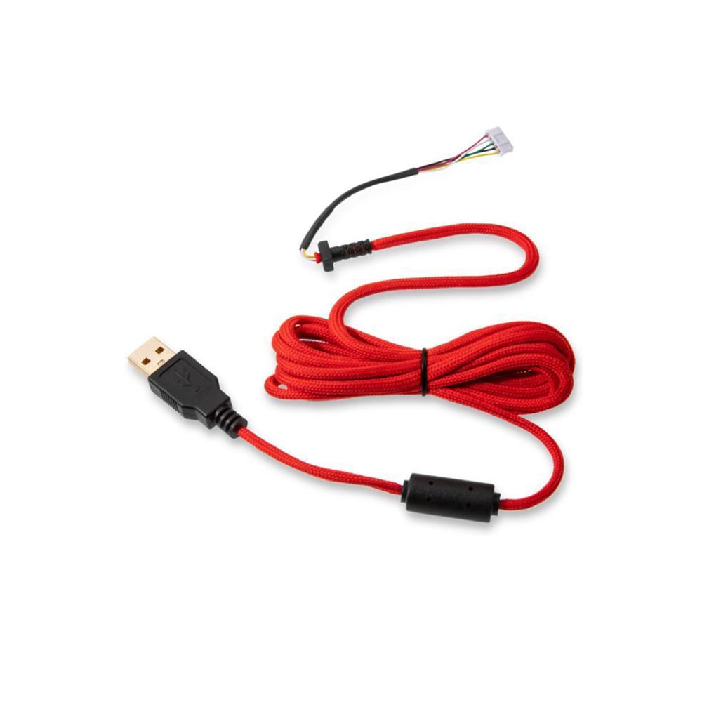 Glorious Ascended Cord V2 Crimson Red Кабел за геймърски мишки