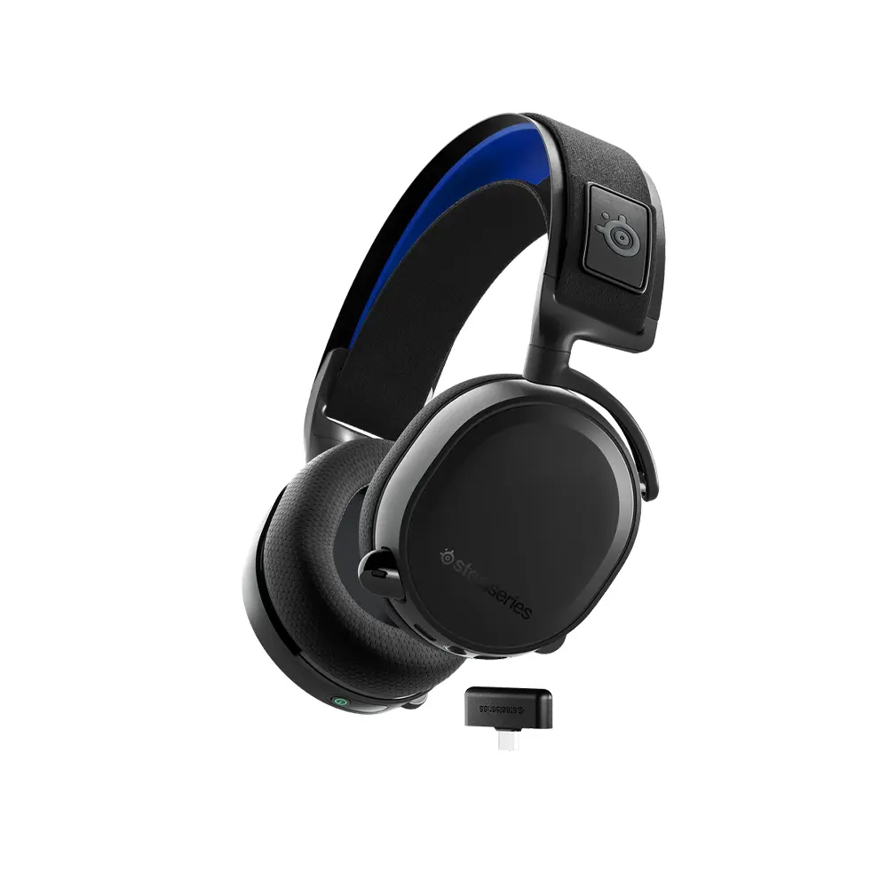 SteelSeries Arctis 7P+ Black Безжични Геймърски слушалки с микрофон