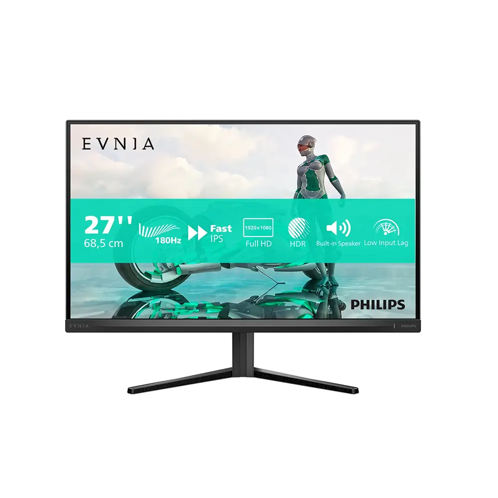 Philips Evnia 27M2N3200S 27 IPS 180Hz, 1ms, FHD (1920 x 1080) Adaptive Sync Геймърски монитор