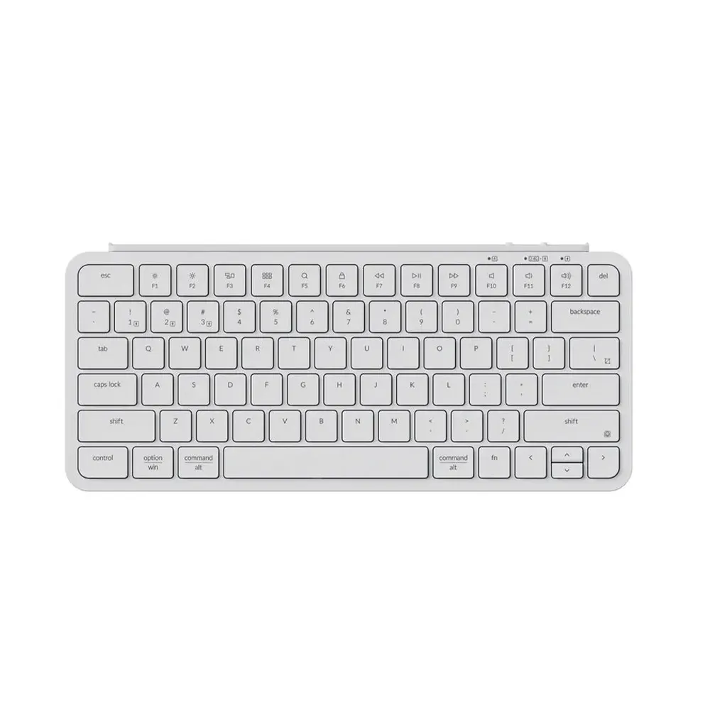 Keychron B1 Pro Ultra-Slim Wireless Ivory White Безжична клавиатура с тихи Scissor суичове