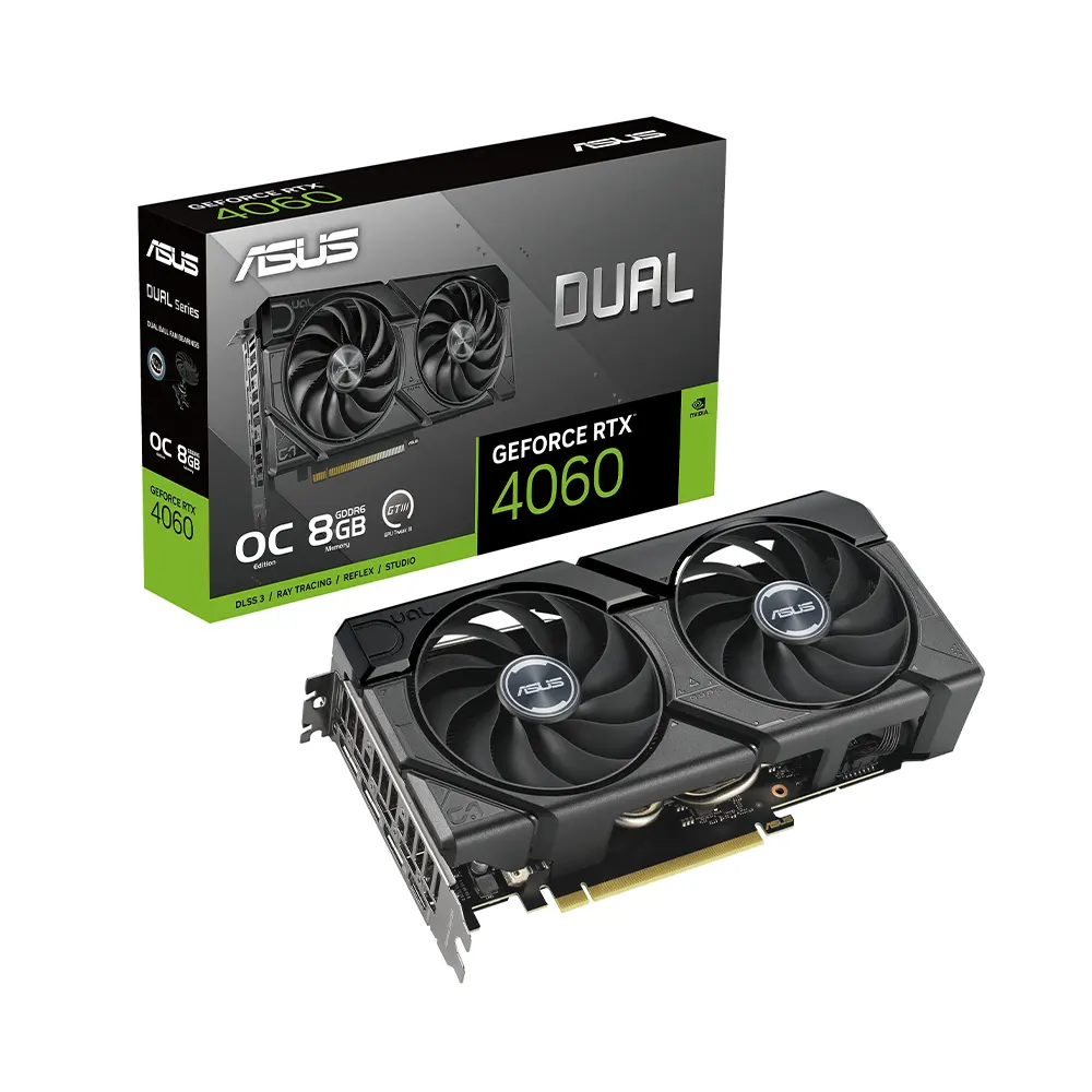 Asus Dual GeForce RTX 4060 EVO OC Edition 8GB GDDR6 Видео карта