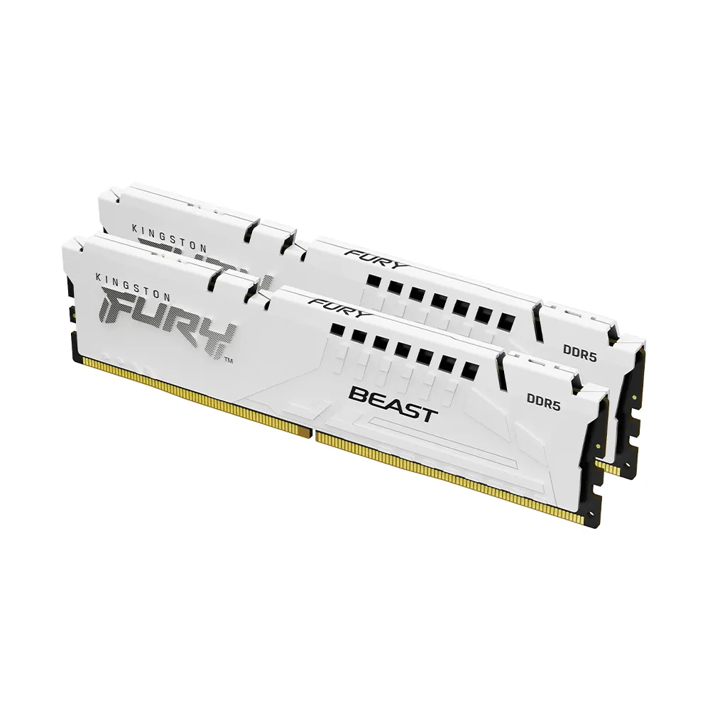 Kingston FURY Beast White 32GB (2x16) DDR5 6000 CL36 Рам памет