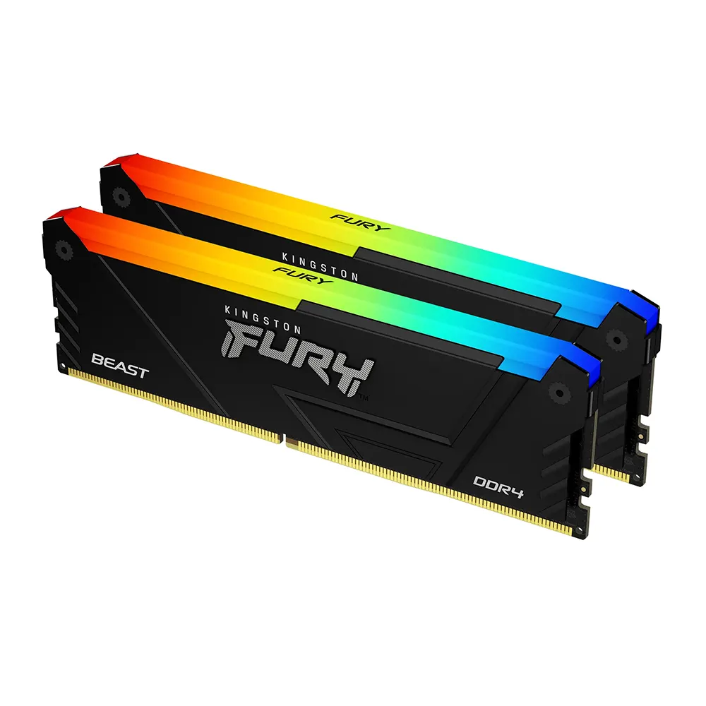 Kingston FURY Beast Black RGB 64GB (2x32) DDR4 3600 CL16 Рам памет