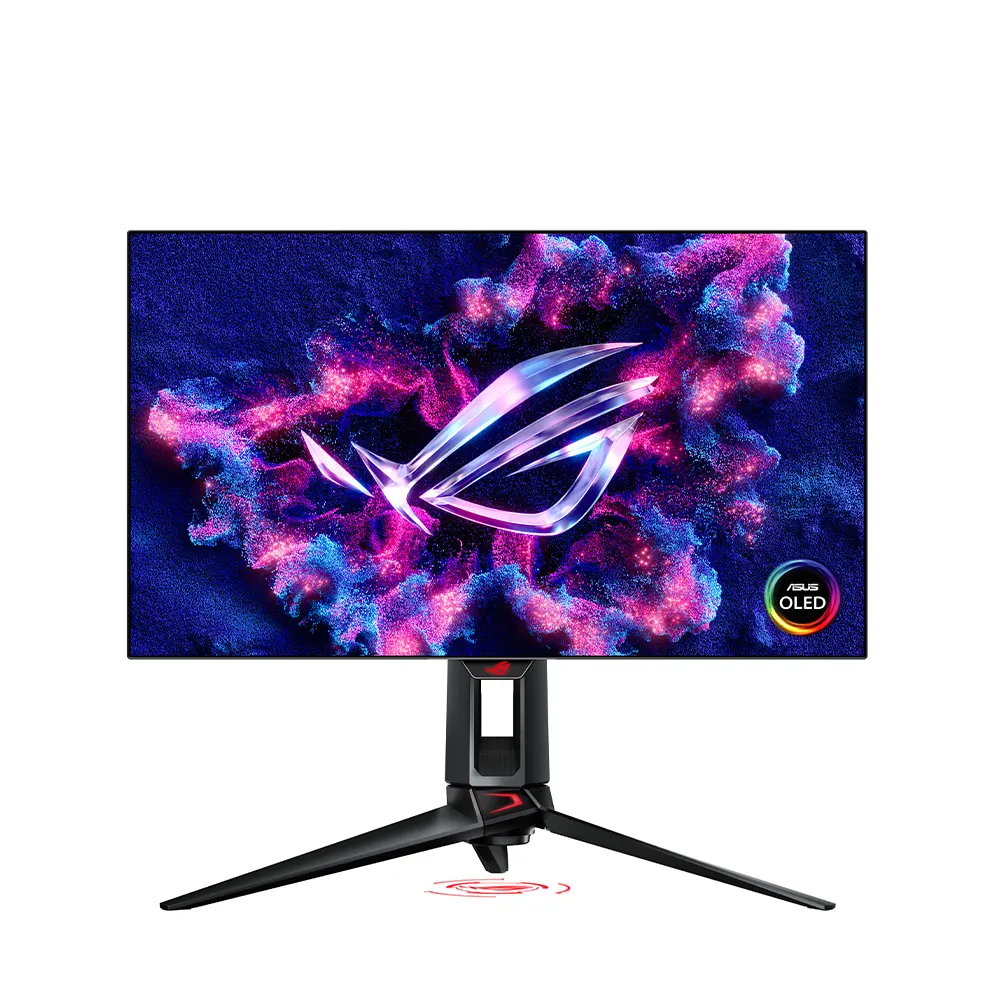 Asus ROG Swift PG27AQDP 27, OLED, 0.03 ms, 480 Hz, WQHD (2560 x 1440), FreeSync Premium, DisplayHDR 400 True Black Геймърски монитор