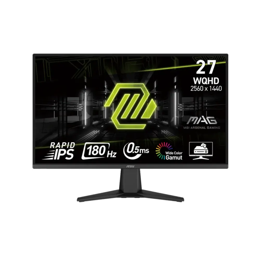 MAG 275QF 27\" IPS, 180Hz, 0.5ms, WQHD (2560 x 1440), Adaptive-Sync Геймърски монитор