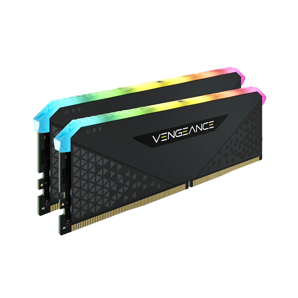 Corsair VENGEANCE RGB RS Black 16GB (2x8), DDR4, 3200 MHz, CL16 Рам памет