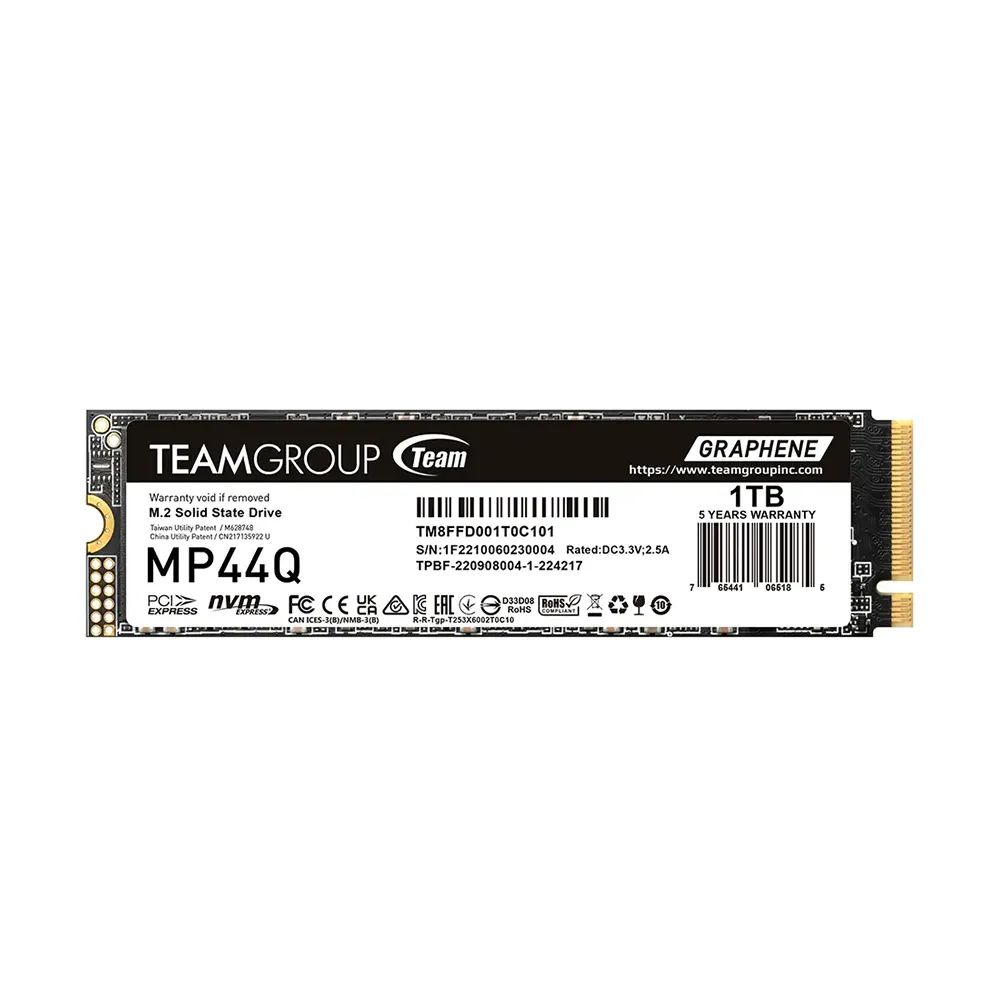 Team Group MP44Q 1TB M.2 2280 PCIe 4.0 NVMe SSD Диск