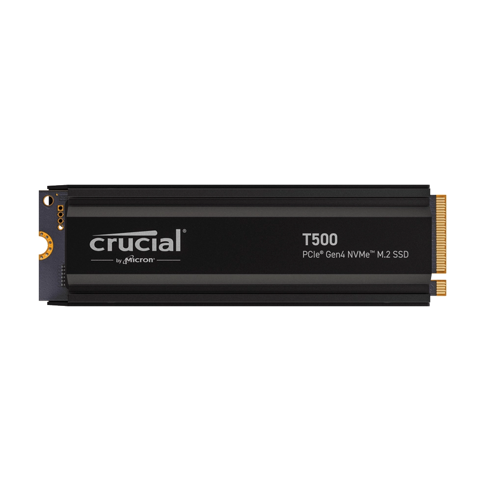 Crucial T500 Heatsink 1TB M.2 PCIe 4.0 NVMe SSD Диск