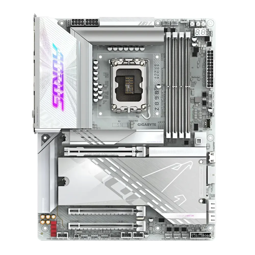 Gigabyte Z890 AORUS PRO ICE, LGA1851, DDR5, Wi-Fi 7 Дънна платка