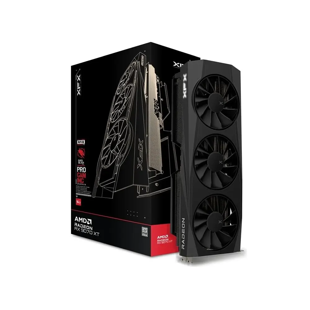 XFX Radeon RX 9070 XT Quicksilver Gaming Edition, 16GB GDDR6 Видео карта