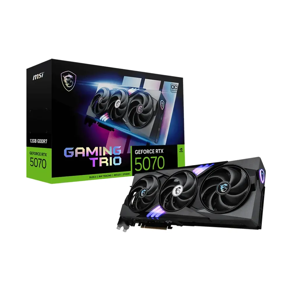 MSI GeForce RTX 5070 GAMING TRIO OC, 12GB GDDR7 Видео карта