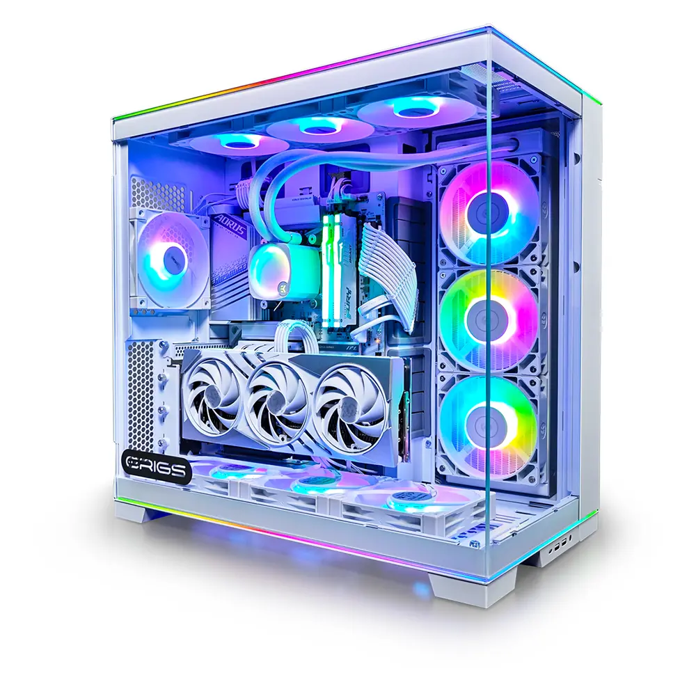 G:RIGS Supernova Ultra (Intel) White 4070 TI Super Edition Геймърски компютър