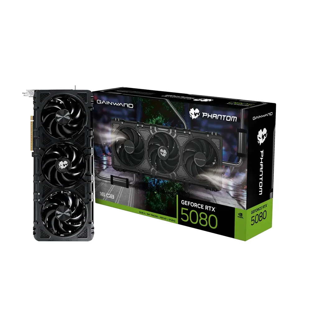 Gainward GeForce RTX 5080 Phantom, 16GB GDDR7 Видео карта