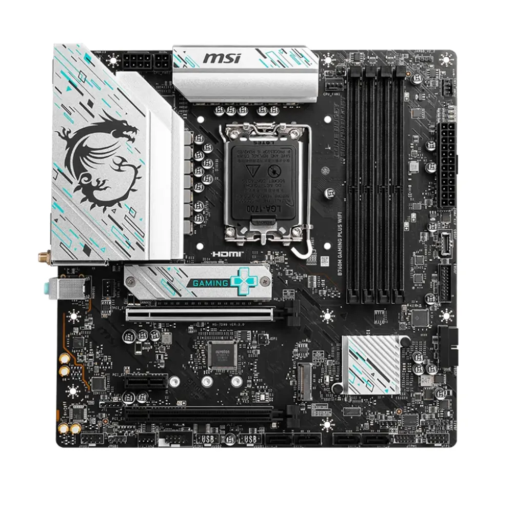MSI B760M GAMING PLUS WIFI, LGA1700, DDR5, Wi-Fi 6E Дънна платка