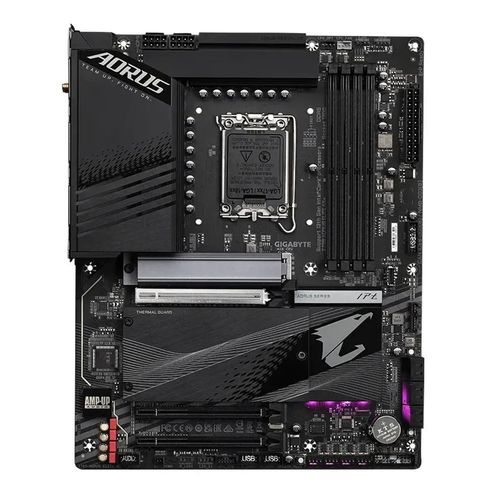 Gigabyte Z790 AORUS ELITE AX, LGA1700, DDR5, Wi-Fi 6E Дънна платка