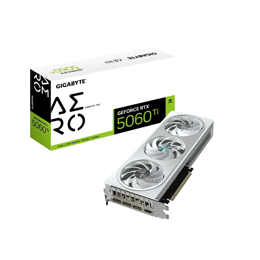 Gigabyte GeForce RTX 5060 Ti AERO OC, 16GB GDDR7 Видео карта