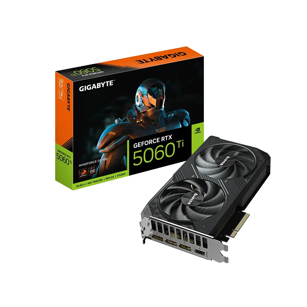 Gigabyte GeForce RTX 5060 Ti WINDFORCE OC, 16GB GDDR7 Видео карта