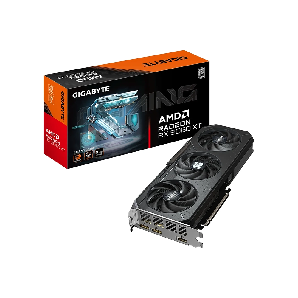 Gigabyte Radeon RX 9060 XT GAMING OC, 16GB GDDR6 Видео карта