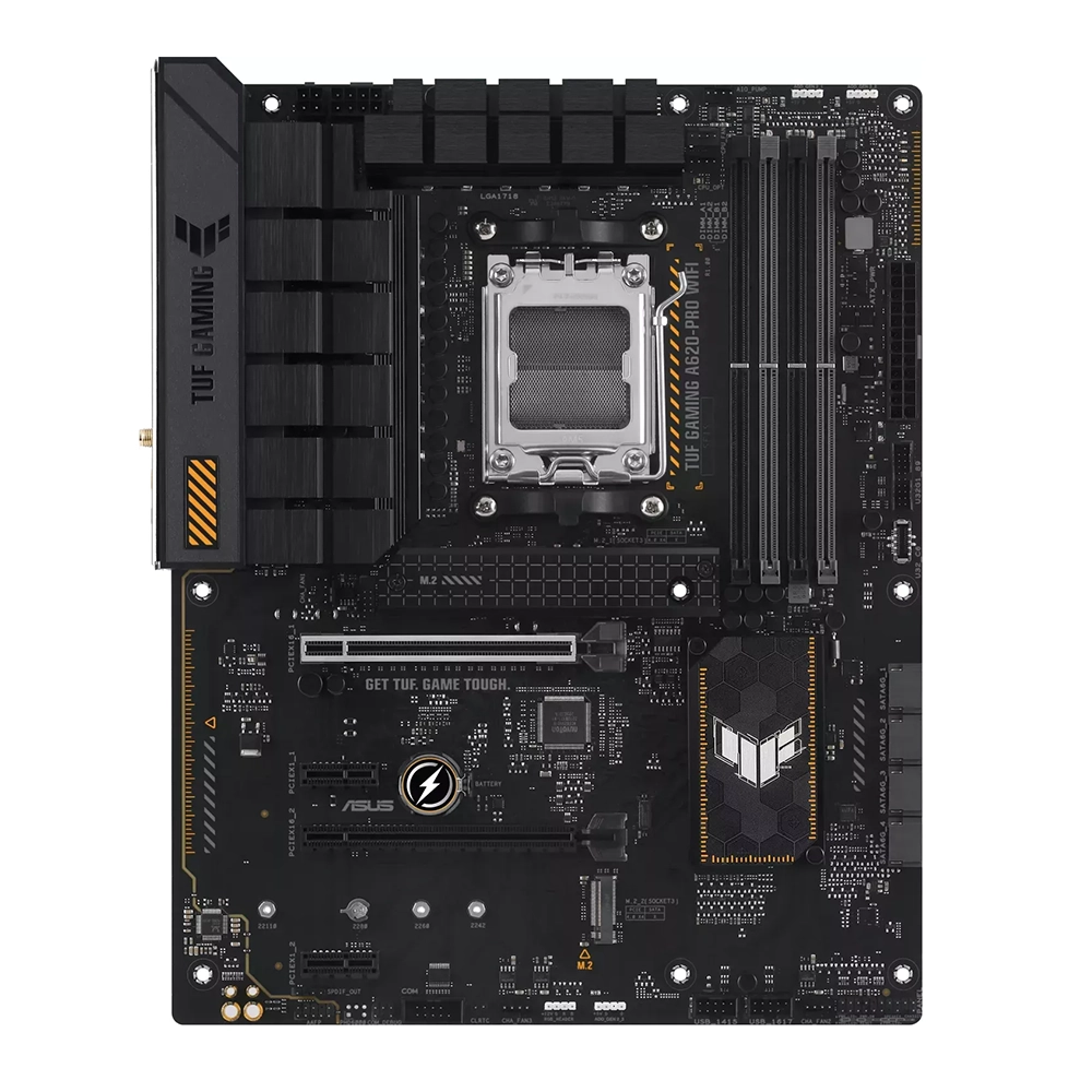ASUS TUF GAMING A620-PRO WIFI, AM5, DDR5 Дънна платка