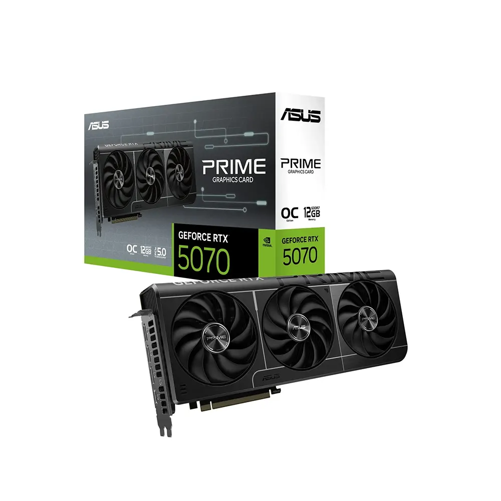 ASUS PRIME GeForce RTX 5070 OC Edition, 12GB GDDR7 Видео карта