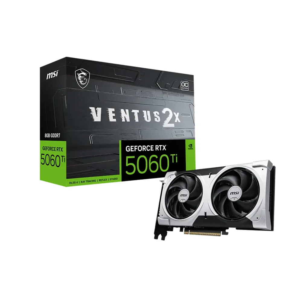 MSI GeForce RTX 5060 Ti Ventus 2X OC PLUS, 8GB GDDR7 Видео карта