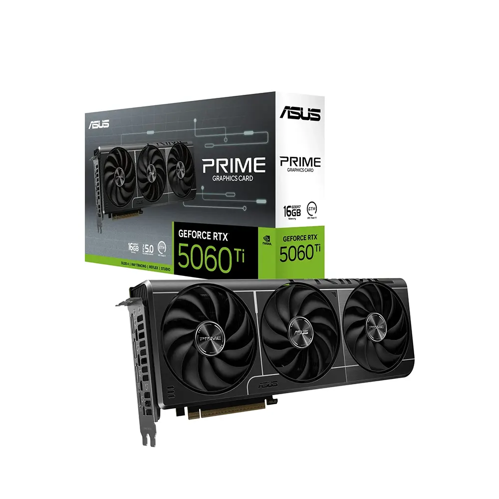 ASUS PRIME GeForce RTX 5060 Ti, 16GB GDDR7 Видео карта