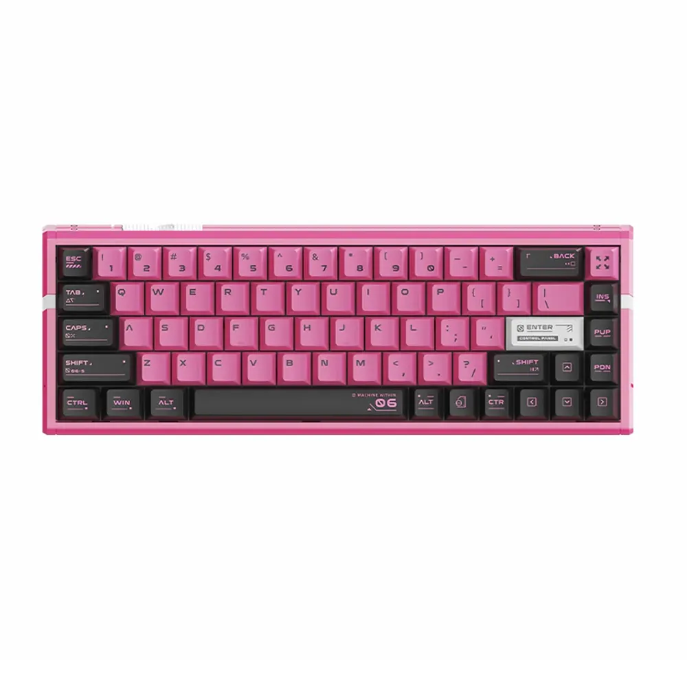 ATK RS6 Ultra 8K Sakura Warrior Геймърска механична клавиатура с Gateron Magnetic Jade Gaming регулируеми суичове
