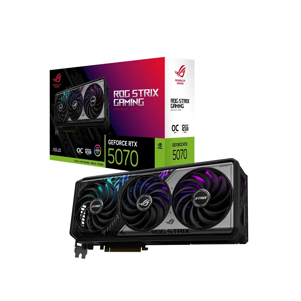 ASUS ROG Strix GeForce RTX 5070 OC Edition, 12GB GDDR7 Видео карта