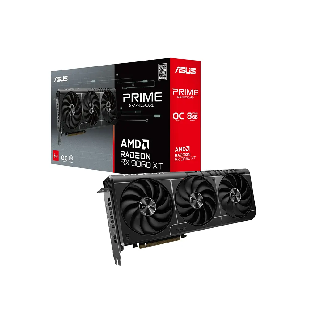 ASUS Radeon RX 9060 XT Prime OC Edition, 8GB GDDR6 Видео карта