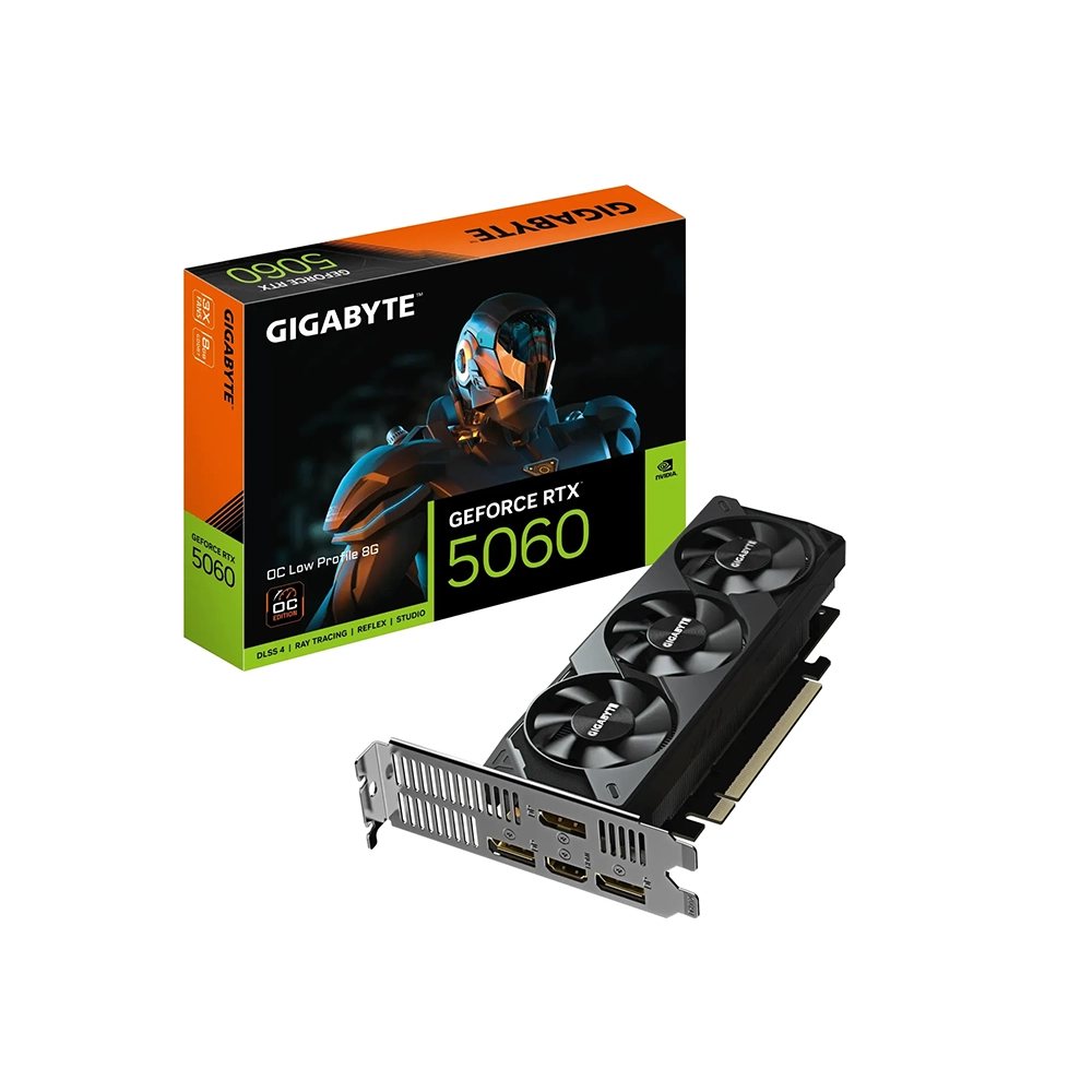 Gigabyte GeForce RTX 5060 OC Low Profile, 8GB GDDR7 Видео карта