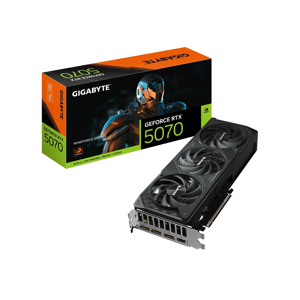 Gigabyte GeForce RTX 5070 WINDFORCE SFF, 12GB GDDR7 Видео карта