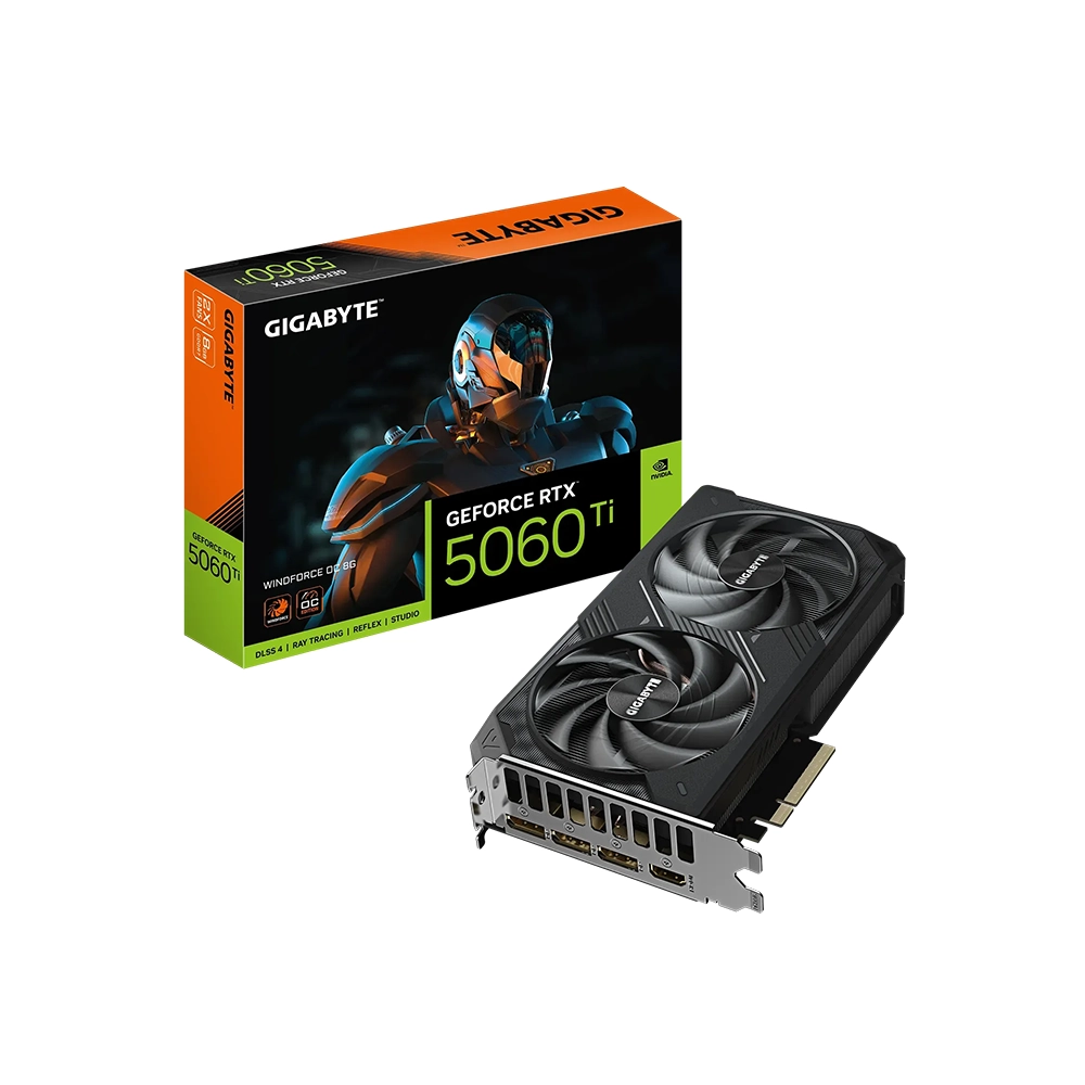 Gigabyte GeForce RTX 5060 Ti WINDFORCE OC, 8GB GDDR7 Видео карта