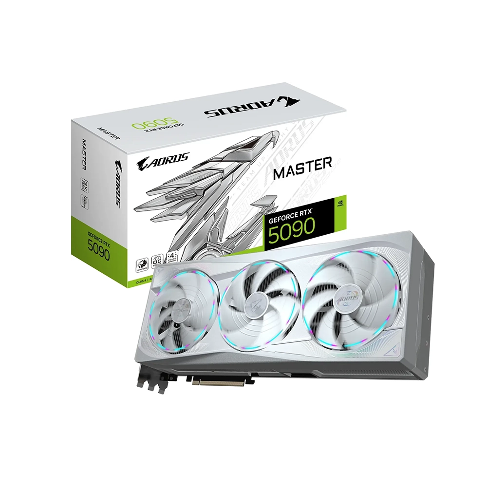 Gigabyte AORUS GeForce RTX 5090 MASTER ICE, 32GB GDDR7 Видео карта