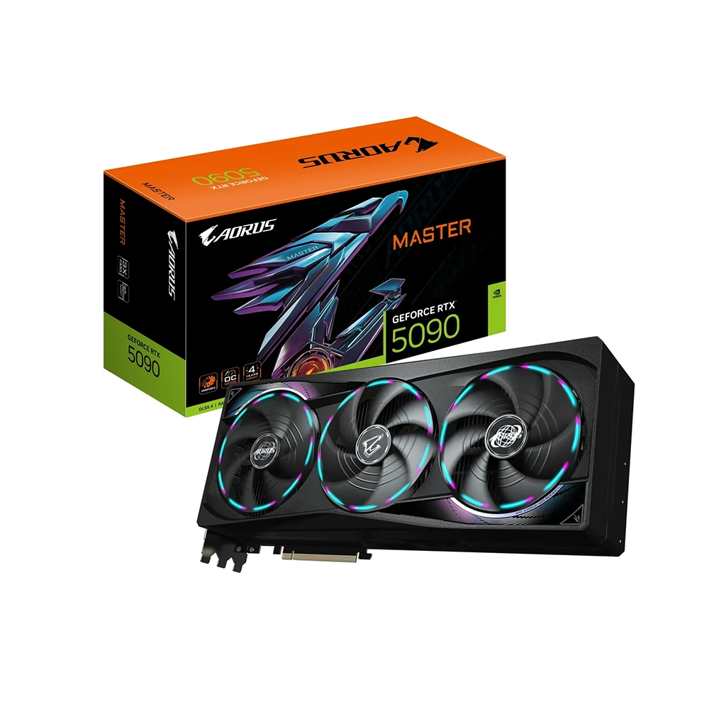 Gigabyte AORUS GeForce RTX 5090 MASTER, 32GB GDDR7 Видео карта