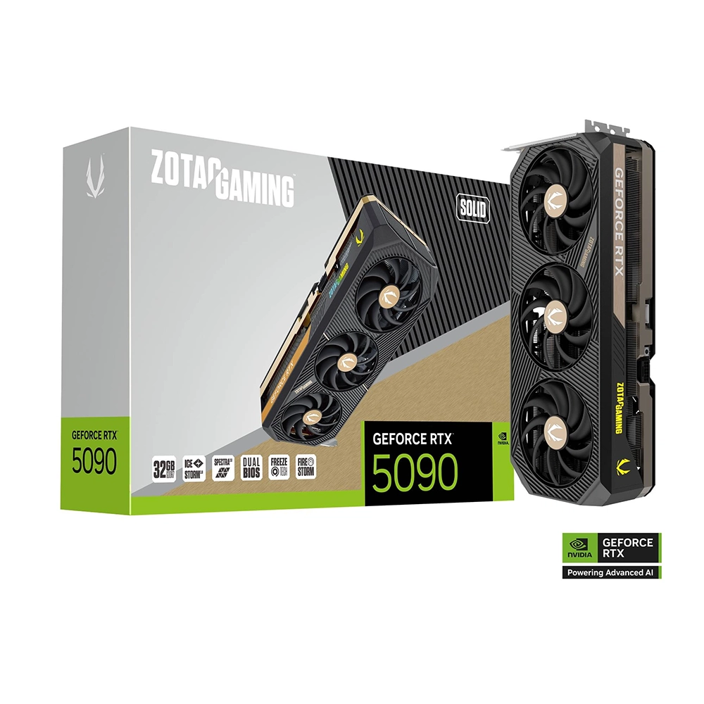 ZOTAC GAMING GeForce RTX 5090 SOLID, 32GB GDDR7 Видео карта