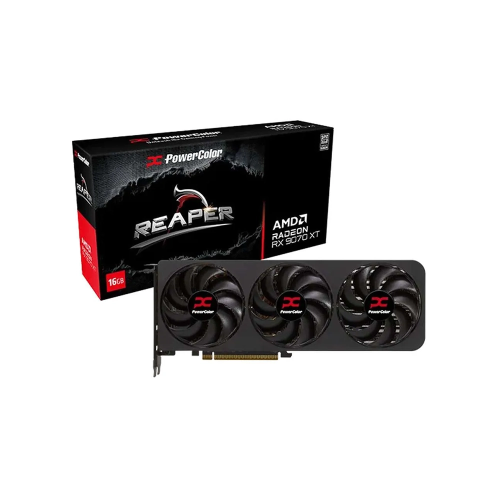 PowerColor Radeon RX 9070 XT Reaper, 16GB GDDR6 Видео карта