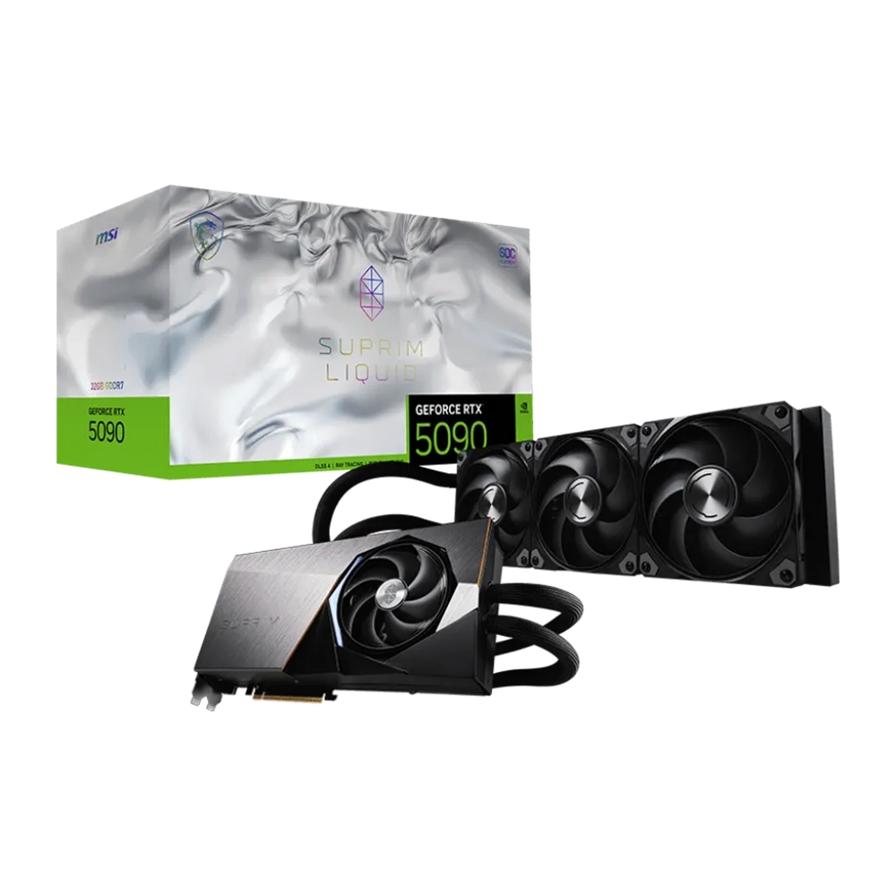 MSI GeForce RTX 5090 SUPRIM LIQUID SOC, 32GB GDDR7 Видео карта