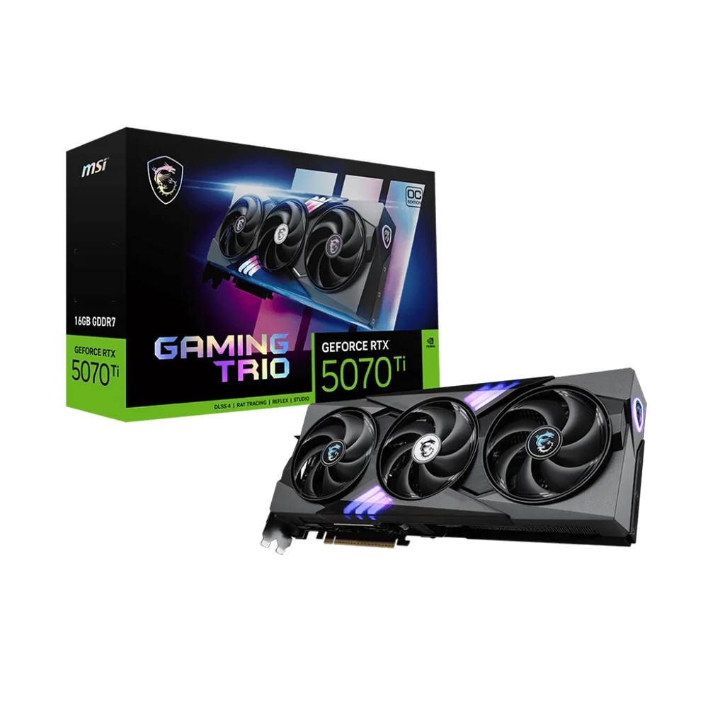 MSI GeForce RTX 5070 Ti Gaming Trio OC, 16GB GDDR7 Видео карта