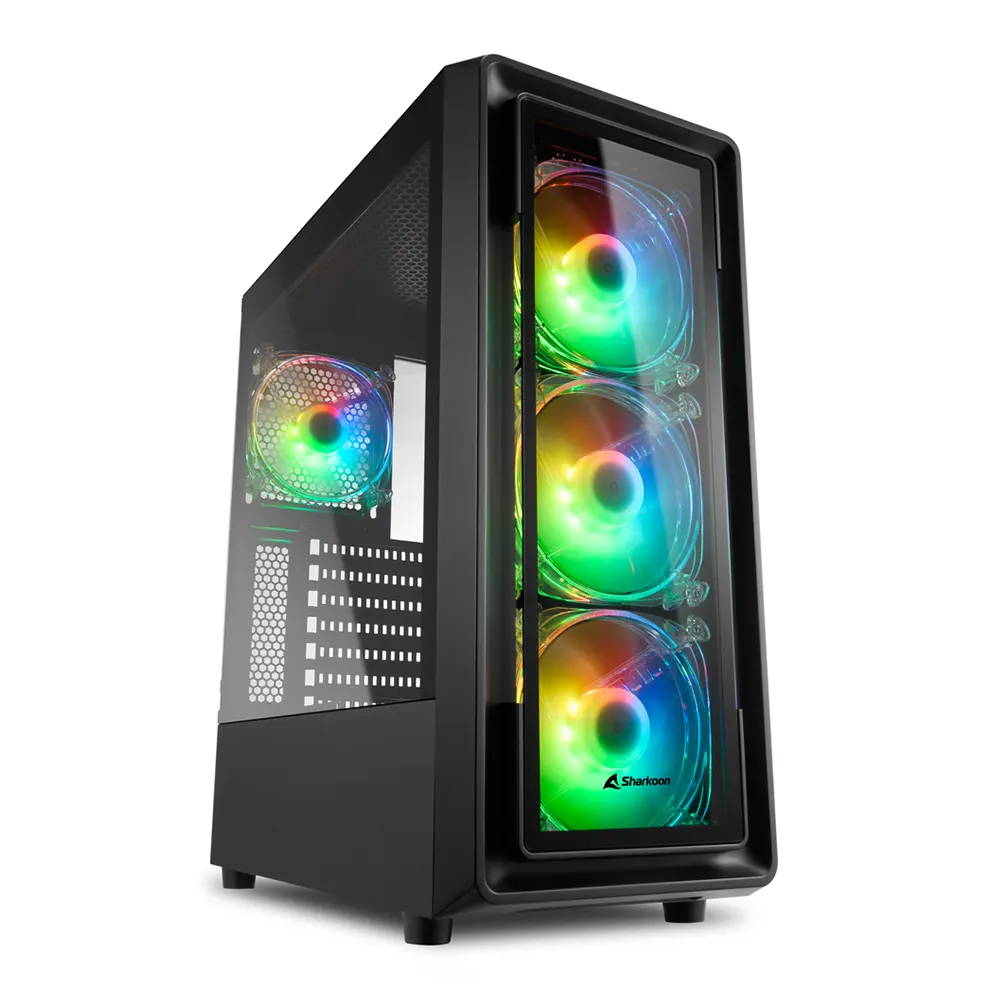 Sharkoon TK4 RGB Black Компютърна кутия