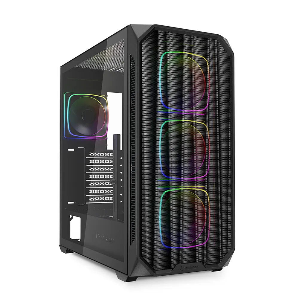 Sharkoon AK5M RGB Black Компютърна кутия