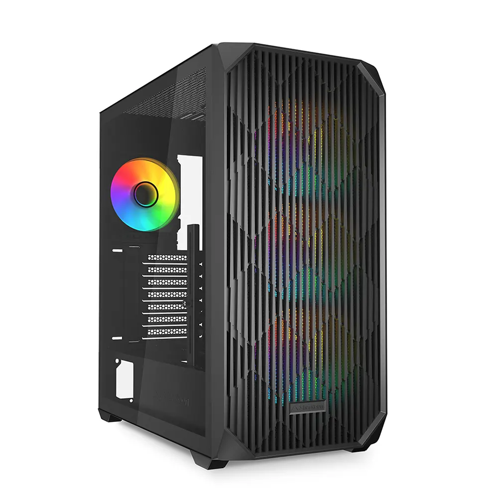 Sharkoon AK3 RGB Black Компютърна кутия