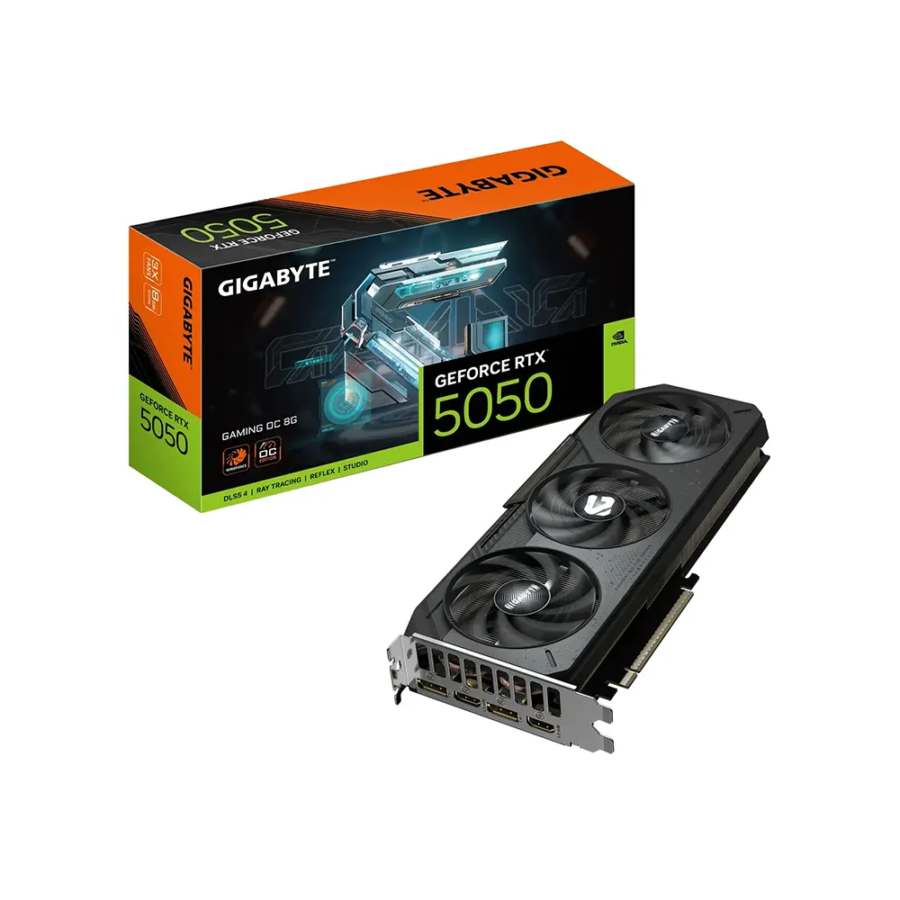 Gigabyte GeForce RTX 5050 GAMING OC 8G, 8GB GDDR6 Видео карта