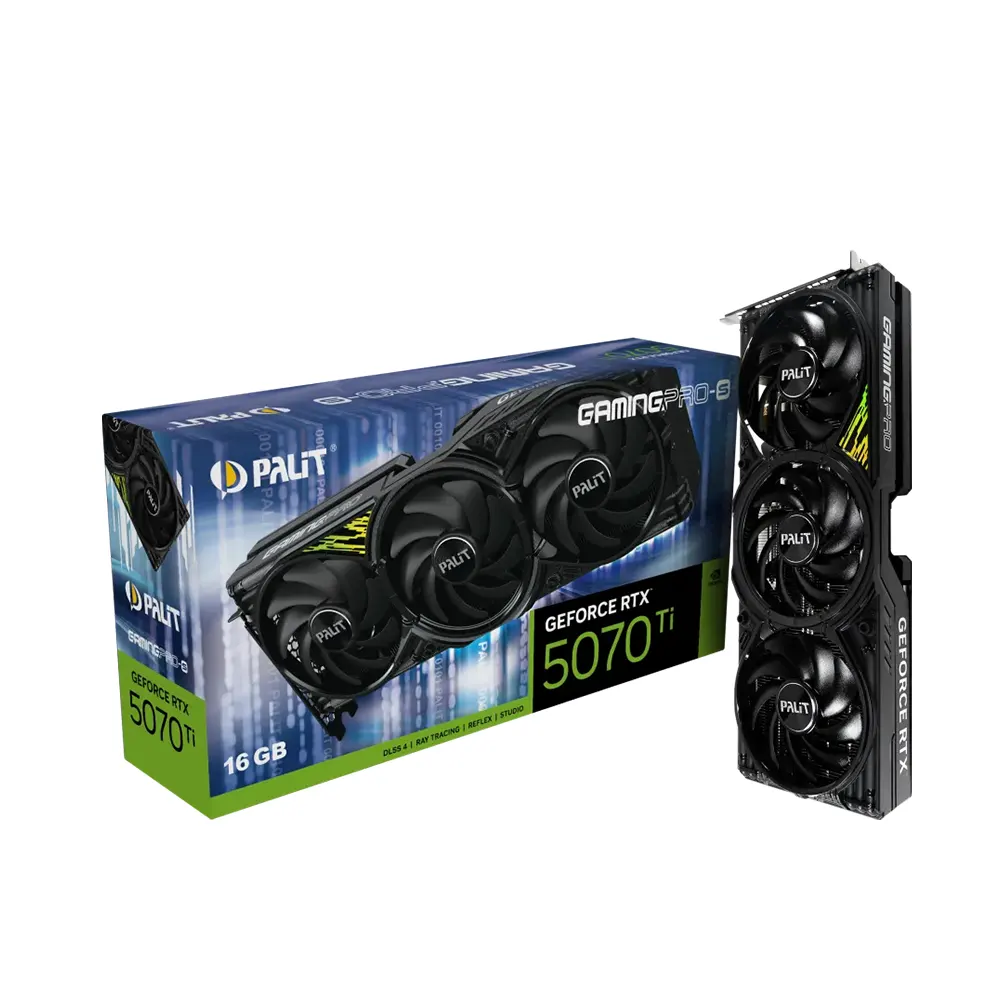 Palit GeForce RTX 5070 Ti GamingPro-S, 16GB GDDR7 Видео карта