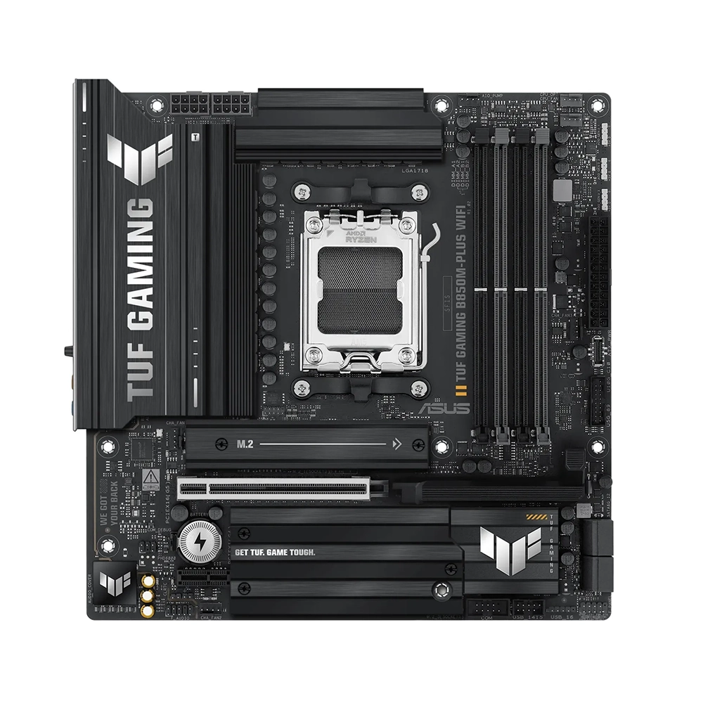 ASUS TUF GAMING B850M-PLUS WIFI, AM5, DDR5, Wi-Fi 6E Дънна платка