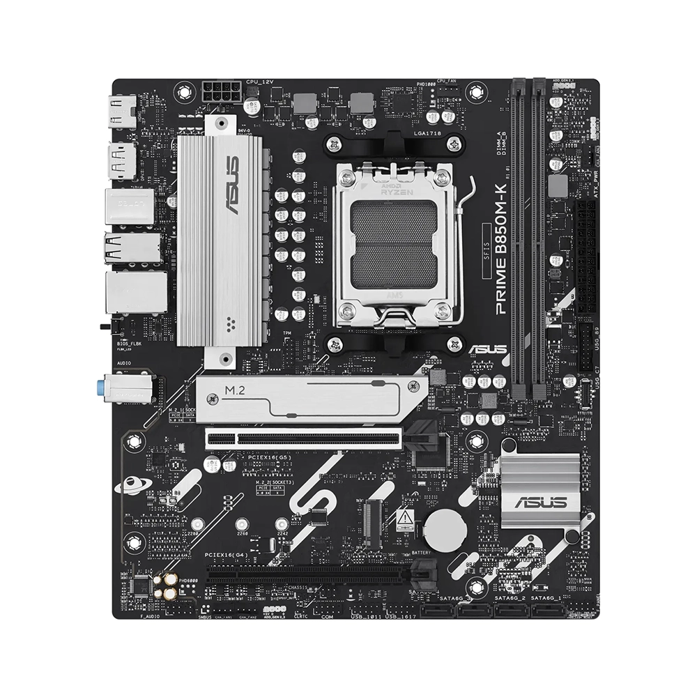 ASUS PRIME B850M-K, AM5, DDR5 Дънна платка