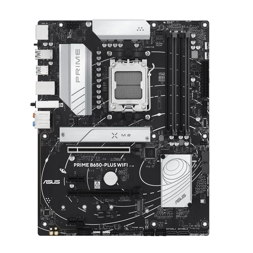 ASUS PRIME B650-PLUS WIFI, AM5, DDR5, Wi-Fi 6E Дънна платка
